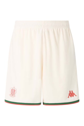 Short regular fit de fútbol Olympique Gymnaste Club de Niza - Blanco