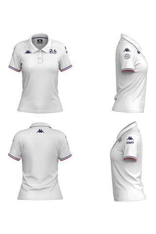 Polo slim fit 24H Le Mans Staff - Blanco