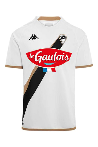 Camiseta de fútbol Kombat Away Angers Sporting Club de l'Ouest - Blanco