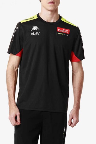 Camiseta Amirymone VR46 - Negro, rojo y amarillo