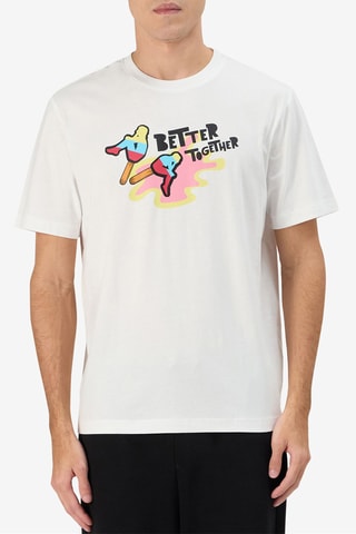 Camiseta regular - Blanco