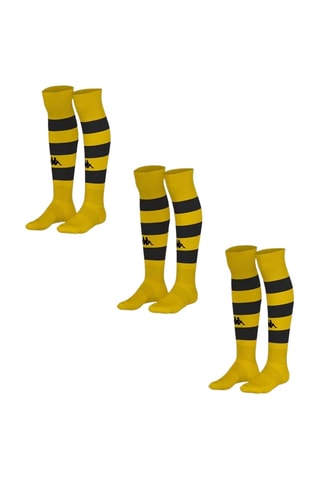 3 pares de calcetines de entrenamiento - Amarillo