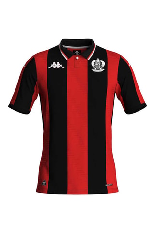 Camiseta slim fit de fútbol Olympique Gymnaste Club de Niza - Rojo