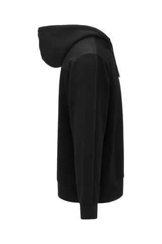 Sudadera polar con capucha - Negro