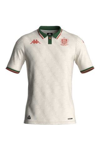 Camiseta slim fit de fútbol Olympique Gymnaste Club de Niza - Blanco