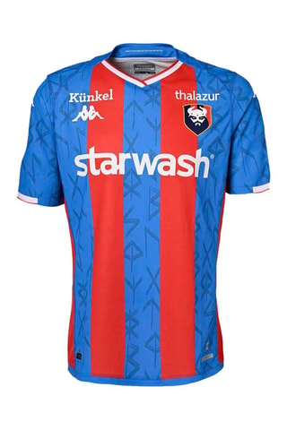 Camiseta Stade Malherbe Caen - Blanco y rojo
