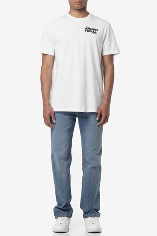 Camiseta recta Leslie Les Ardentes - Blanco