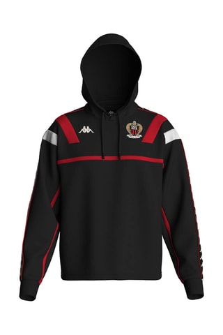 Sudadera polar con capucha Olympique Gymnaste Club de Niza - Negro