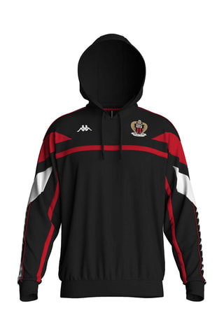Sudadera polar con capucha Olympique Gymnaste Club de Niza - Negro