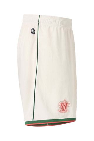Short regular fit de fútbol Olympique Gymnaste Club de Niza - Blanco