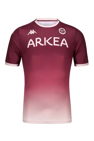 Maillot slim d'entraînement dip and dye officiel Aboupre Pro 8 - Marron