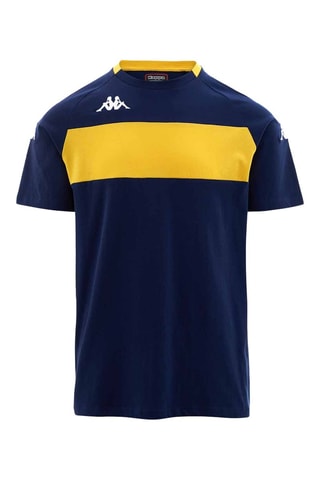 Camiseta Diago - Azul y amarillo