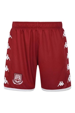 Short recto de fútbol Agrupación Deportiva de Alcorcón - Blanco y negro
