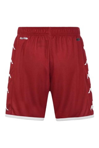 Short recto de fútbol Agrupación Deportiva de Alcorcón - Blanco y negro