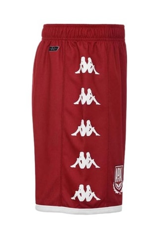 Short recto de fútbol Agrupación Deportiva de Alcorcón - Blanco y negro