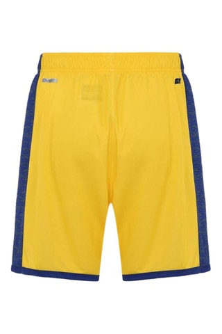 Short recto de fútbol Agrupación Deportiva de Alcorcón - Negro y amarillo