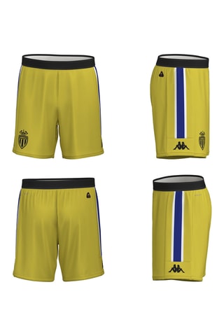 Short regular fit de fútbol AS Monaco FC - Amarillo