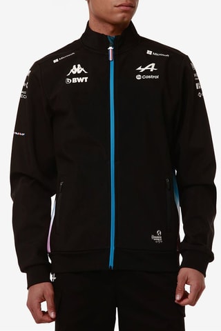 Chaqueta de Fórmula 1 Shoftshell BWT Alpine F1 Team Amdacy - Negro