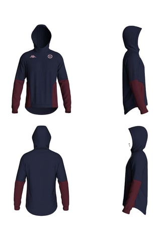 Sudadera con capucha Union Bordeaux Bègles - Azul marino