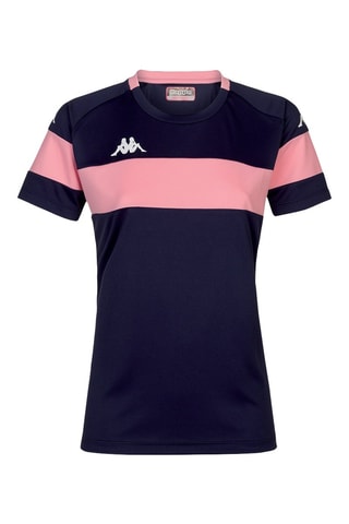 Camiseta de fútbol Dareta - Azul y rosa