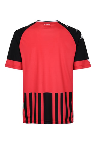 Camiseta de fútbol USMA Kombat - Blanco, negro y rojo