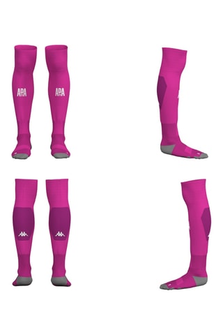 Calcetines altos de fútbol AD Alcorcón - Fucsia