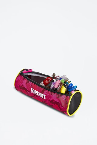 Astuccio Fortnite Skull Trooper - Nero e rosa