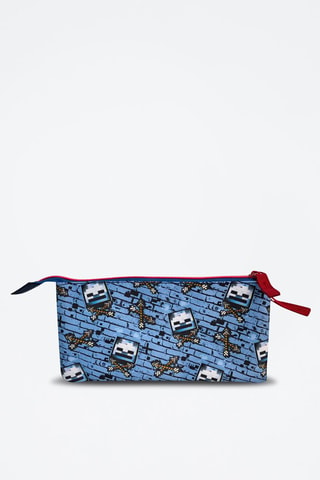 Astuccio Minecraft - Nero e blu