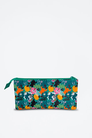 Astuccio Stitch Lilo & Stitch Disney - Blu, verde e arancione