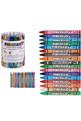 36 pastelli a cera