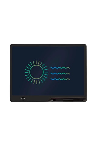 Tablet di disegno e scrittura LCD con fondo multicolore 16” - Nero 