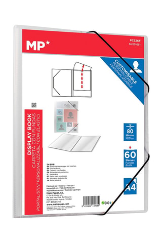 Portalistini A4  - 60 cartelline - Trasparente
