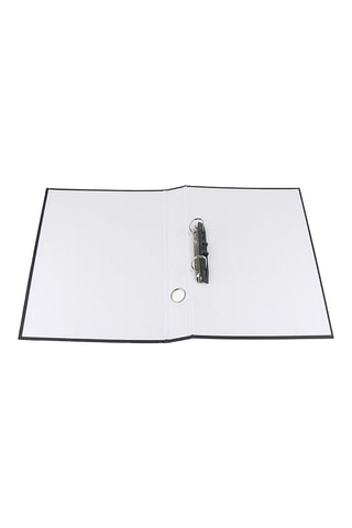 6 raccoglitori ad anelli - Nero - 260 x 330 mm