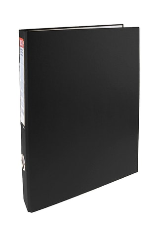 6 raccoglitori ad anelli - Nero - 260 x 330 mm