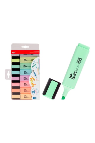 8 evidenziatori pastelli - 2 e 5 mm