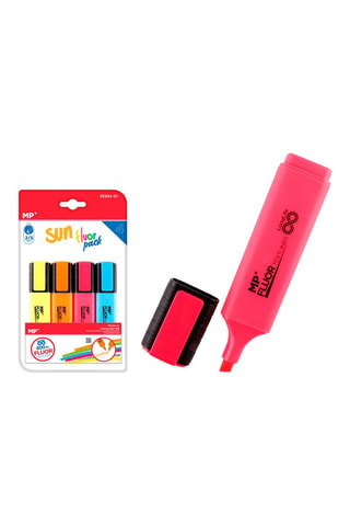 4 evidenziatori - 4 colori