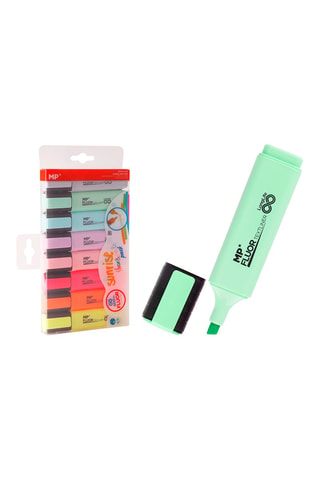 8 evidenziatori - 2 e 5 mm