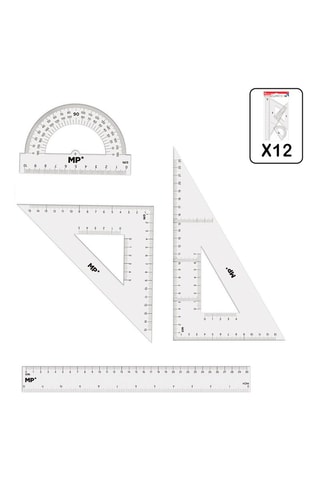 Set misurazione - 12 x 4 righelli