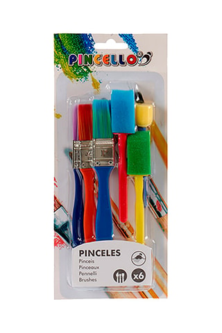 6 pennelli - Da 6 anni