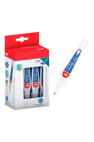 12 correttori a penna - Bianco