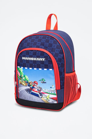 Zaino Super Mario Kart  - Rosso e blu