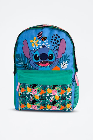 Zaino Stitch Lilo & Stitch Disney - Blu, verde, arancione e rosa