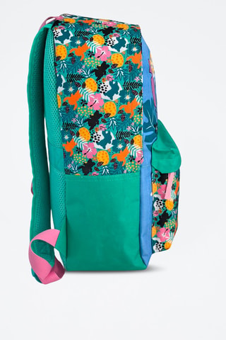Zaino Stitch Lilo & Stitch Disney - Blu, verde, arancione e rosa