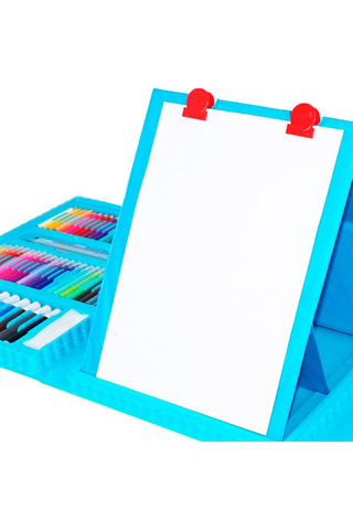 Set premium pittura e disegno - 208 pezzi - Blu