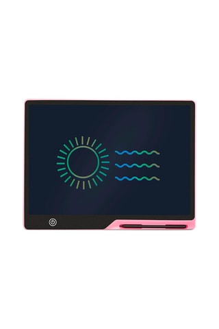 Tablet di disegno e scrittura LCD con fondo multicolore 16” - Rosa chiaro 
