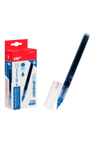 12 penne inchiostro liquido - Inchiostro blu