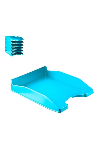 6 portadocumenti da ufficio - Blu