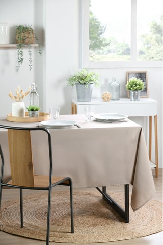Mantel rectangular Nelson - Beige claro