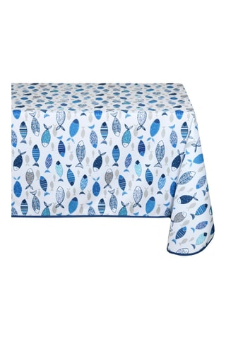 Mantel rectangular Fletan - Azul 