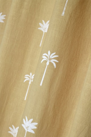 Cortina Casablanca - Mostaza y blanco - 140 x 260 cm